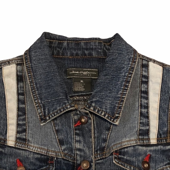 Jamie Nicole Denim Jacket Y2K style - Picture 4 of 4